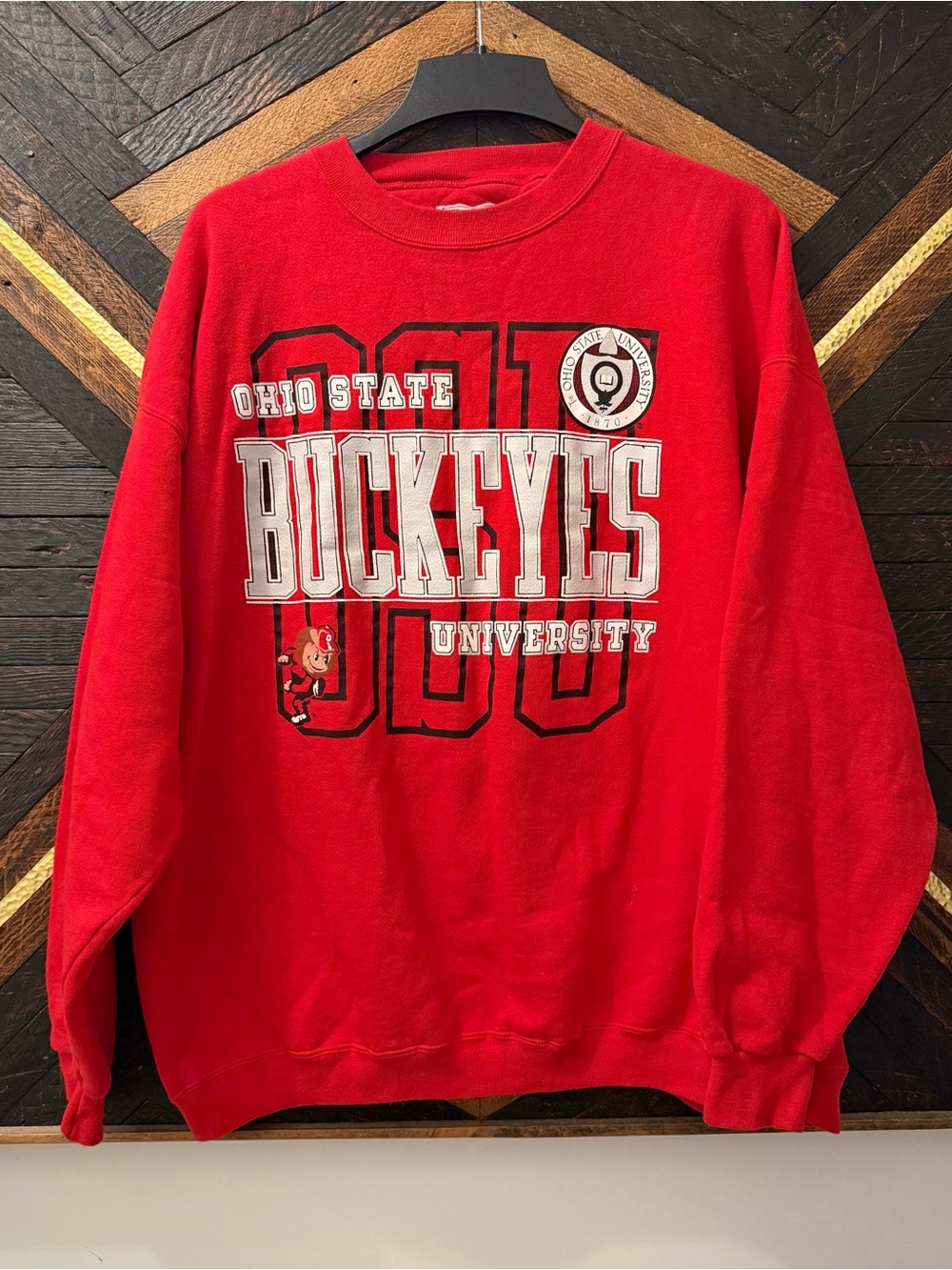 Vintage 90s Ohio State Buckeyes XL Crewneck Sweatshirt American Made